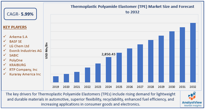 Thermoplastic Polyamide Elastomer (TPE) Market